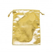 Metallic Drawstring Jewelry Pouches
