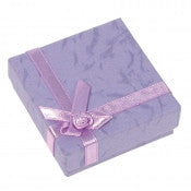 Pastel Linen Bow Tie Jewelry Boxes