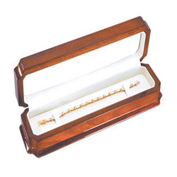 Cut Corner Piano Finish Bracelet Box - Jewel Box Co