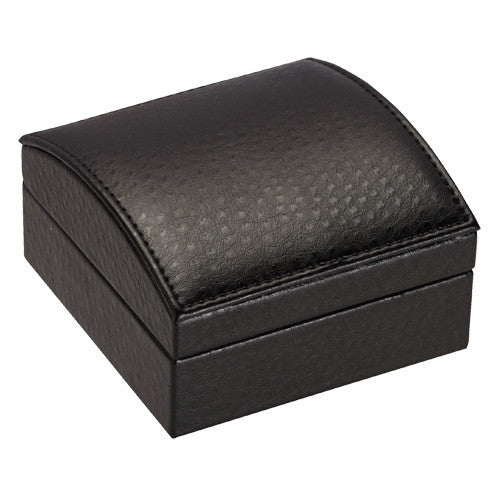 Black Leather Earring/Pendant Light Box - Jewel Box Co