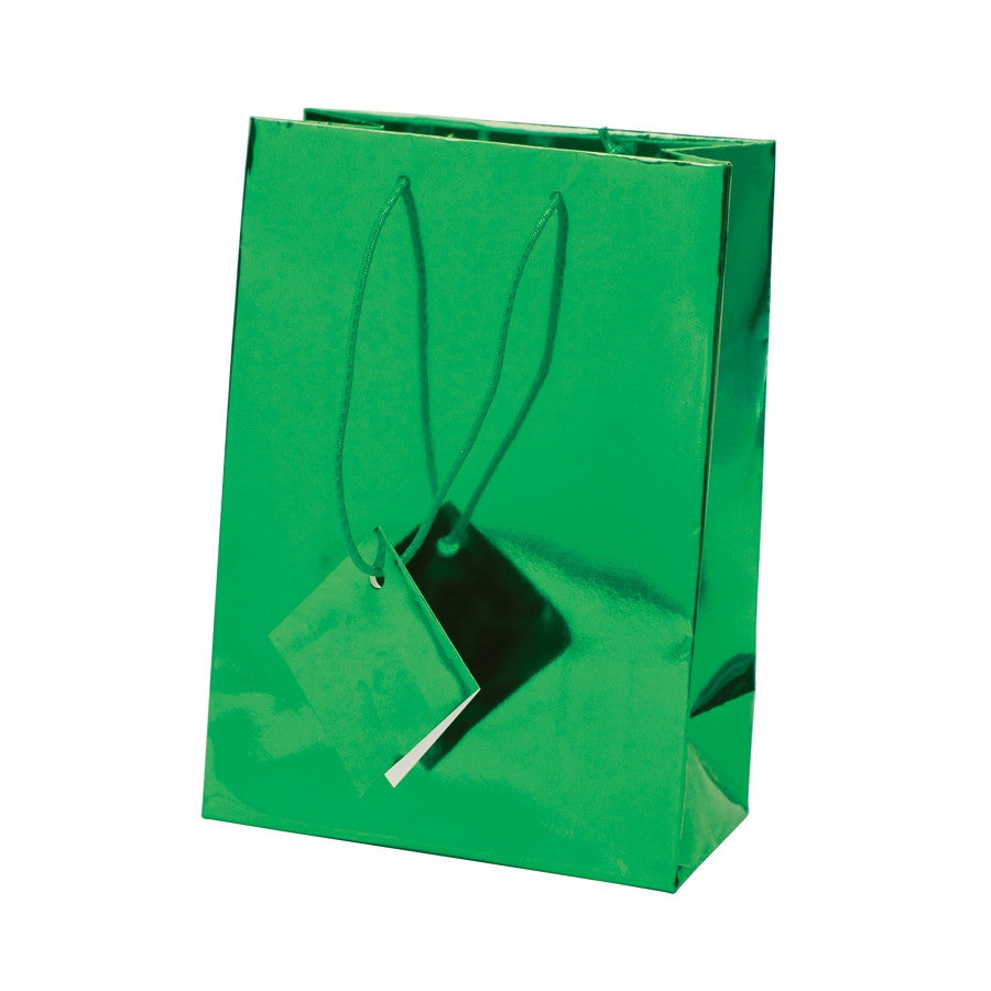 Assorted Metallic Shopping Tote Bag - Jewel Box Co