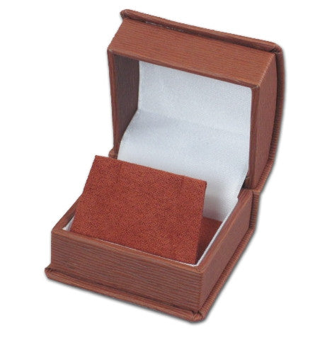 Embossed Soft Leather Earring Box - Jewel Box Co