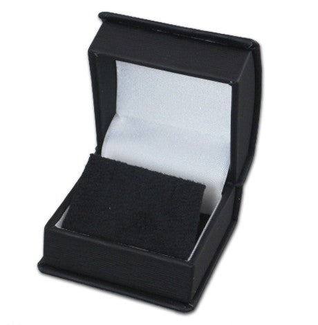 Embossed Soft Leather Earring Box - Jewel Box Co