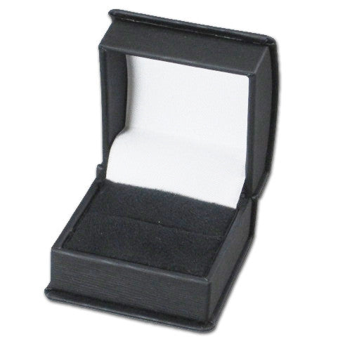 Embossed Soft Leather Ring Box - Jewel Box Co