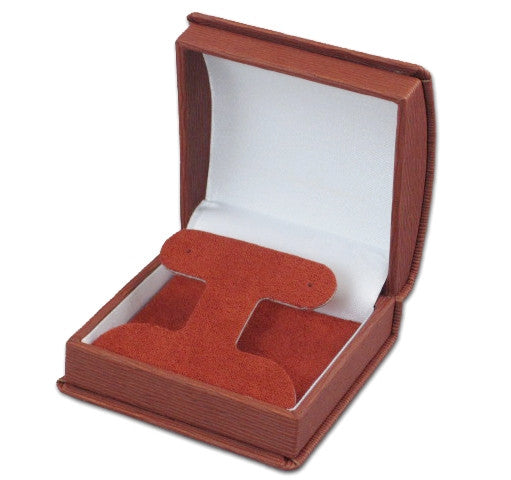 Embossed Soft Leather Hoop/Dangle Earring Box - Jewel Box Co