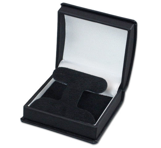 Embossed Soft Leather Hoop/Dangle Earring Box - Jewel Box Co