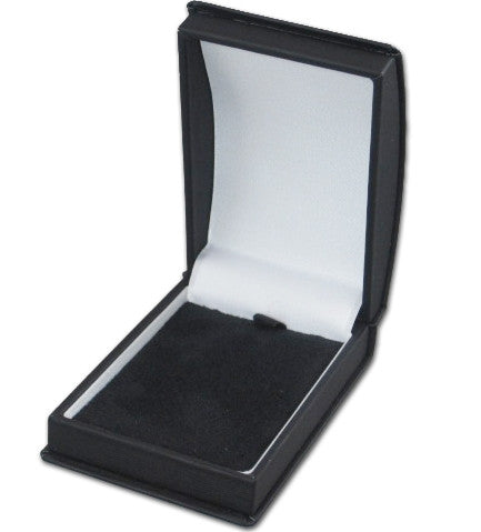 Embossed Soft Leather Pendant/Earring Box - Jewel Box Co