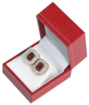 Earring Classic Leather Jewelry Box - Jewel Box Co