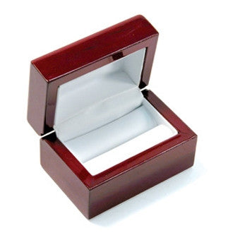 Double Ring Rosewood Jewelry Box - Jewel Box Co