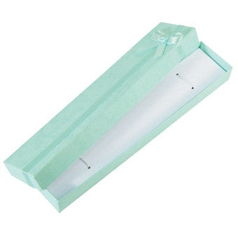 Pastel Linen Bow Tie Assorted Color Bracelet Box - Jewel Box Co