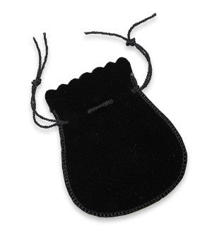 3" x 3" Tear Drop Velvet Drawstring Pouch - Jewel Box Co