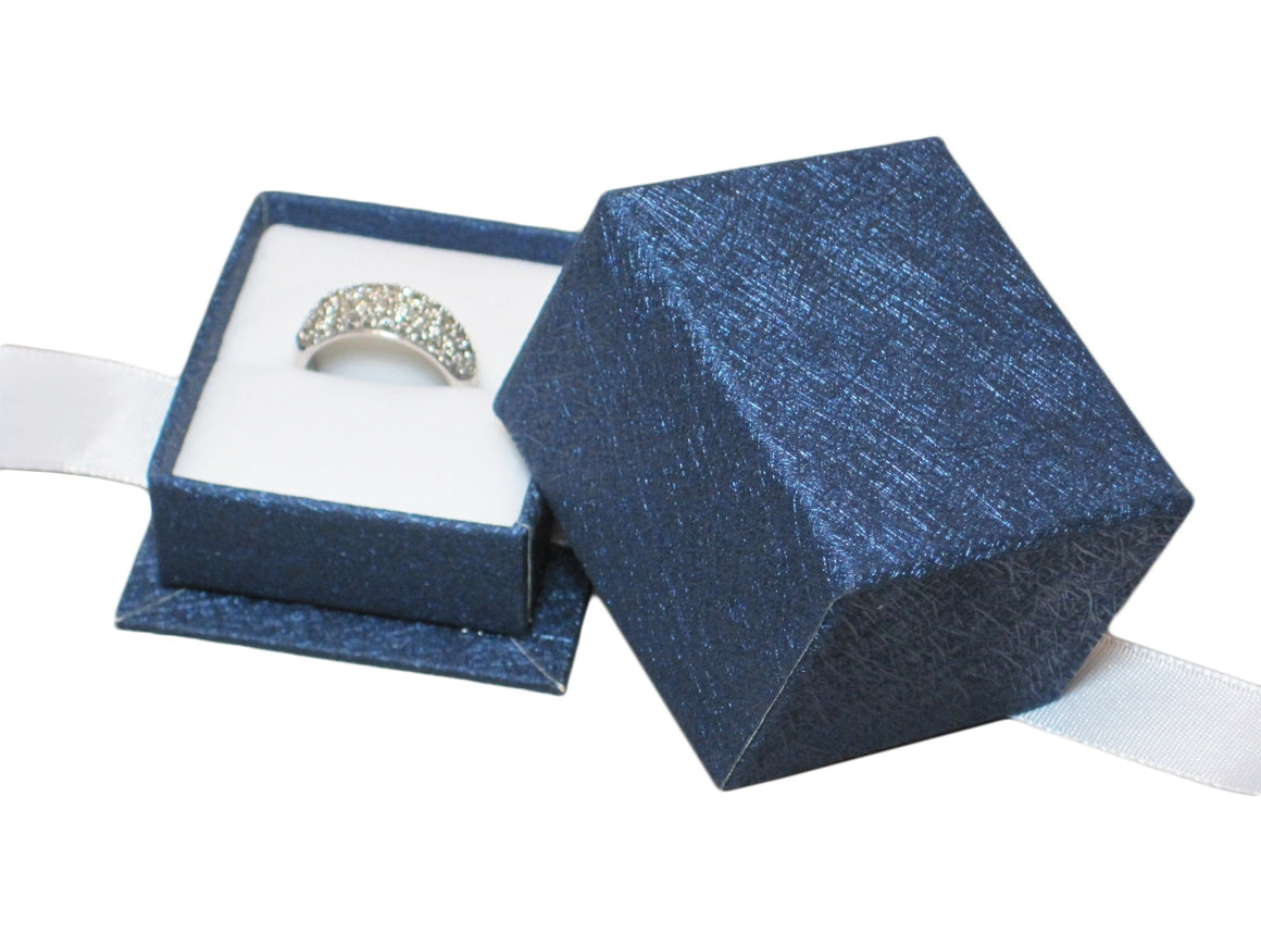 Moonlight Blue Ring Box - Jewel Box Co