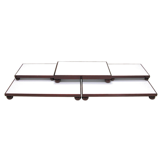 5 Piece Rosewood Jewelry Showcase Platform - Jewel Box Co